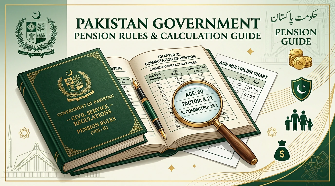 Pakistan Government Pension Rules and Commutation Guide 2026